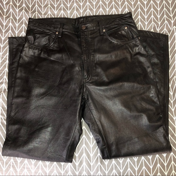 Men’s Harley Davidson Leather Pants - Picture 1 of 11